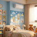 AC DAIKIN INVERTER MULTI S 2 - 3 KONEKSI- Indoor Multi S - Daikin Inverter Terpasang Wallpaper Daikin Room Kamar Anak