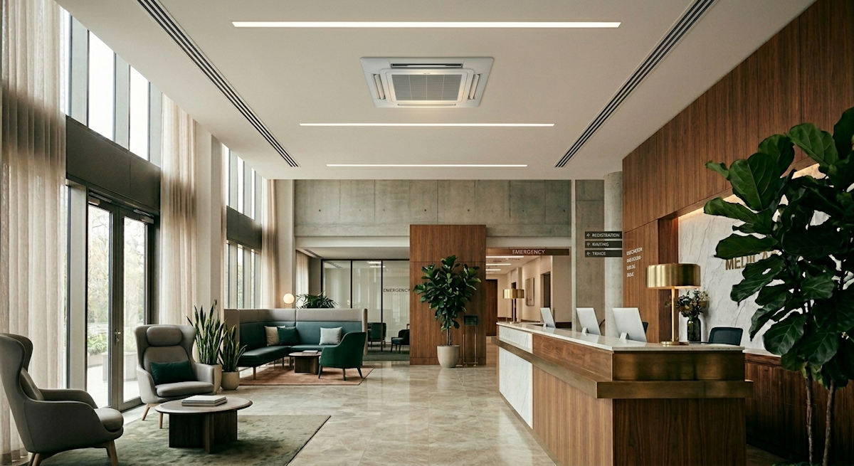AC DAIKIN INVERTER _ NON INVERTER R32 Distributor Daikin Indonesia - Permata Teknik wallpaper lobby