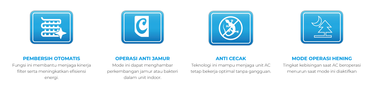 AC Daikin - Fitur lainnya AC BETA Inveter Single Split DAIKIN Indonesia Permata Teknik