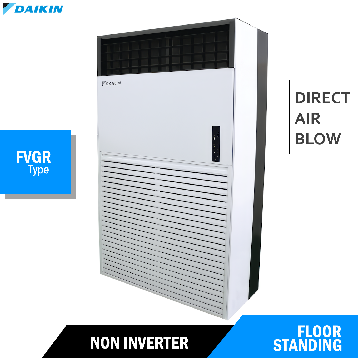 AC DAIKIN-Non-Inverter-Floor-Standing-Direct Air Blow -FVGR-Series- Permata Teknik Daikin Indonesia