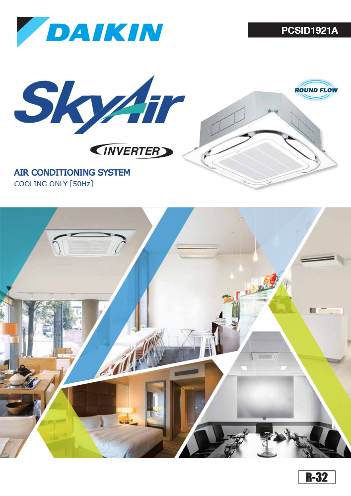 Cover Brosur AC Daikin Cassette Inverter R32